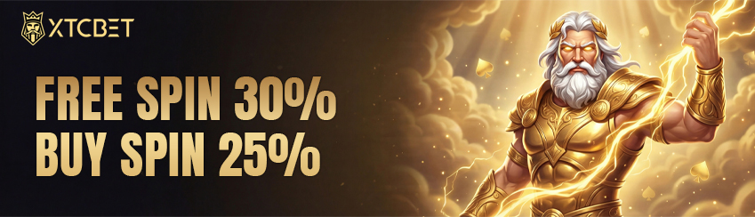 EKSTRA BONUS FREESPIN MURNI 30% DAN BUYSPIN 25%